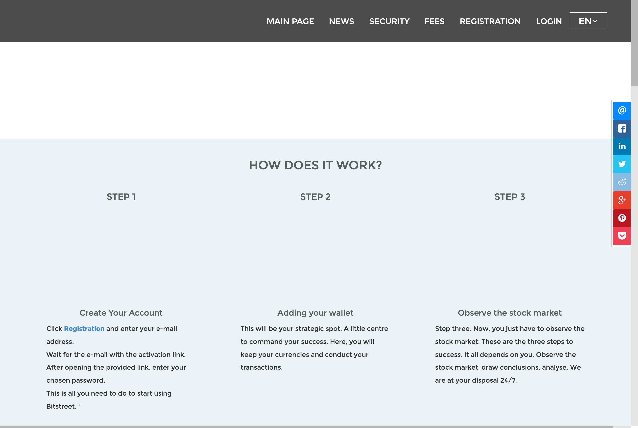 bit-street.com Crypto Exchange